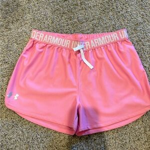 Under Armour Women's Athletic Pink Shorts